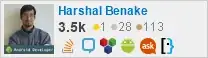 profile for Harshal Benake on Stack Exchange, a network of free, community-driven Q&A sites