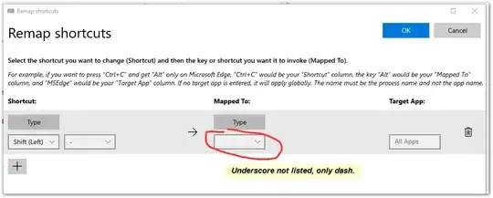 can't select underscore