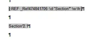 Adding text to cross-reference field