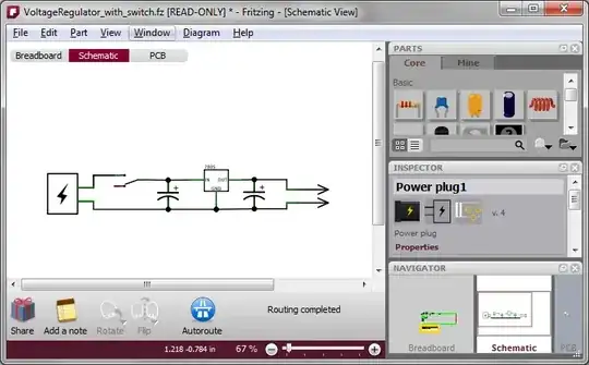 Fritzing schematic view