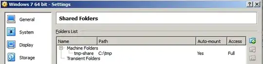 Screenshot of an error from the print management console