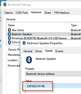 Bluetooth Properties
