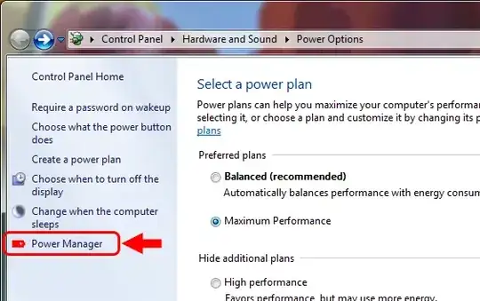 Windows Power Manager