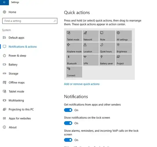 Black screen with this colored dots
