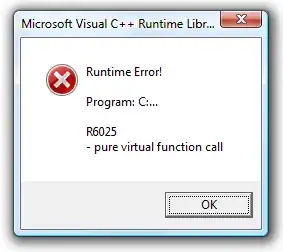 Microsoft Visual C++ Runtime Library, Runtime Error!, Program: C:..., R6025, - pure virtual function call