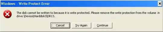 Write Protect Error