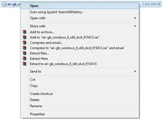 Other end of the power adapter