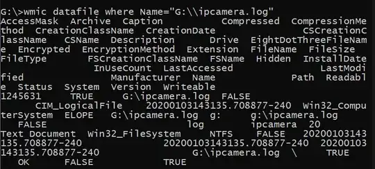 what a great way to render data, wmic