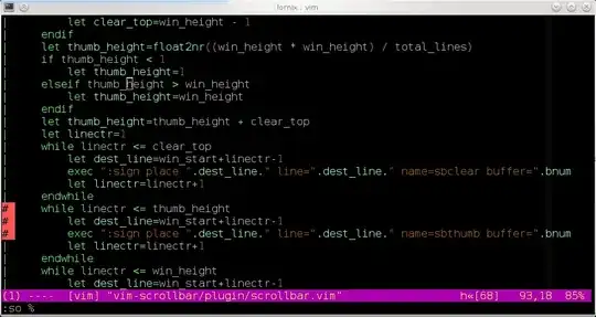 Vim-Scrollbar in action
