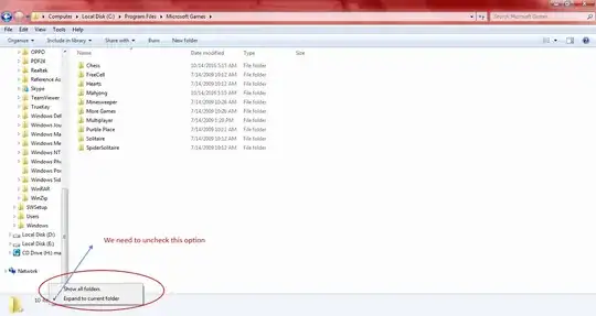 Right click on the left panel to find if you have "expand to current folder" checked