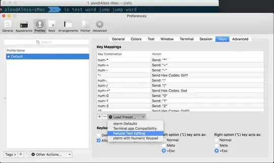 Load Preset "Natural Text Editing"
