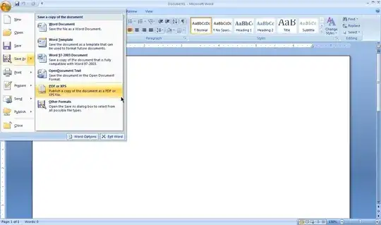Word 2007 Save As PDF