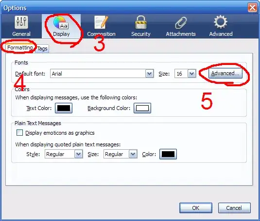 Display - Formatting - Advanced