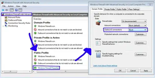 Windows Firewall block outbound by default