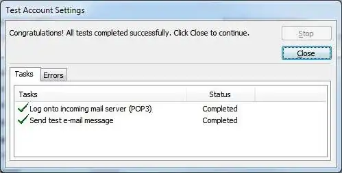 Notifications & actions dlg