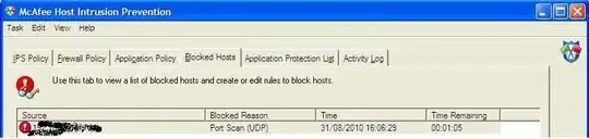 Printer blocked due to UDP Port Scan