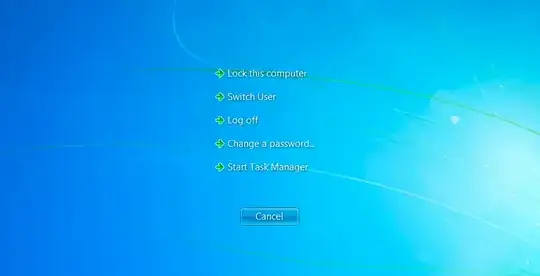 Ctrl+Alt+Delete screen