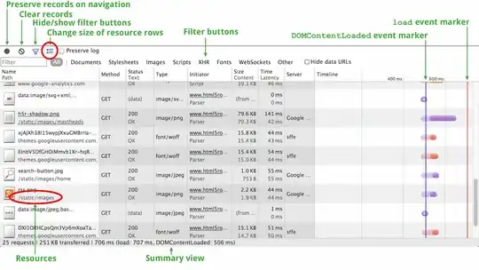 Chrome dev tools screenshot