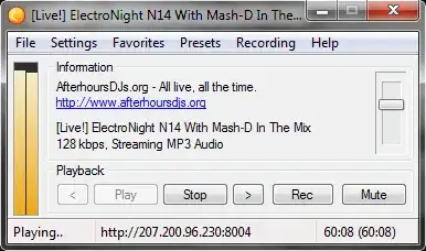 application name and popup in task manager