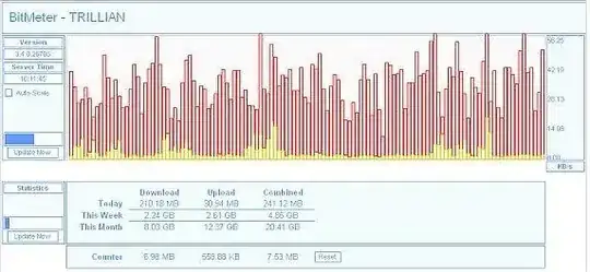 The long drop down on the left panel