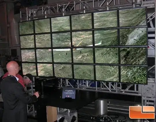 Quad-Crossfire Eyefinity with 24 displays