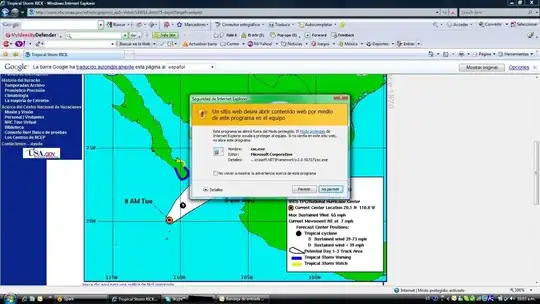 Showing the Subject for the nasty certificate.