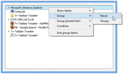 configuring per application