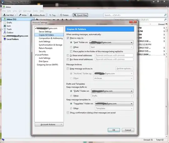 My ip configuration is as shown in the picture.