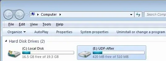 Screenshot of RDP session