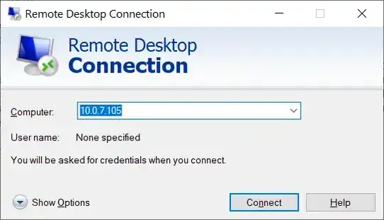 Remote Desktop Connection