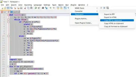 Notepad copy with format