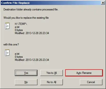 7-Zip’s filename-collision prompt with auto-rename option highlighted