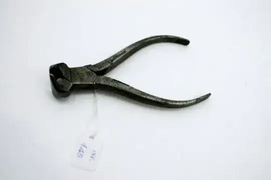 heavy scissors or whatever you call it