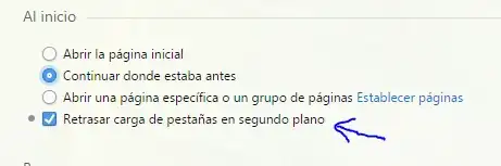 start of first segment