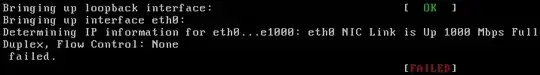 eth0 failure