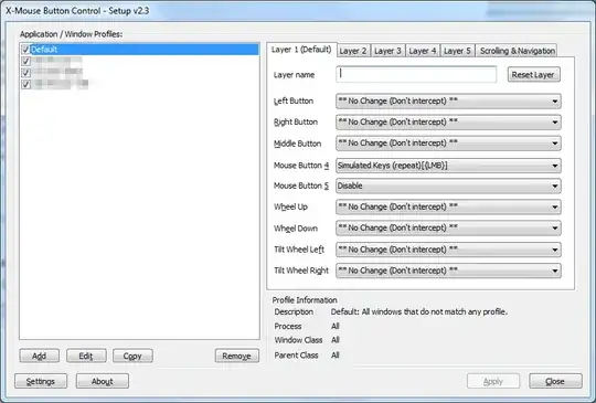 Screenshot of X-Mouse Button Control