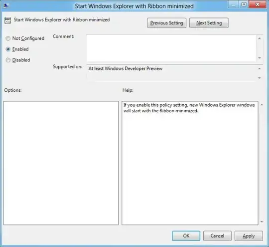 Warning message screenshot