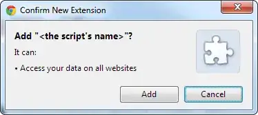 Confirm New Extension - click "Add" to install the script