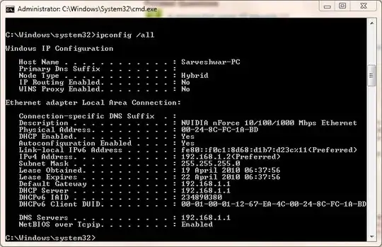 Up-close view of icon overlay