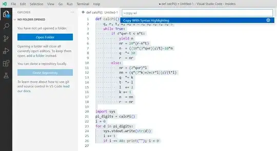 VS Code copy with syntax highlighting