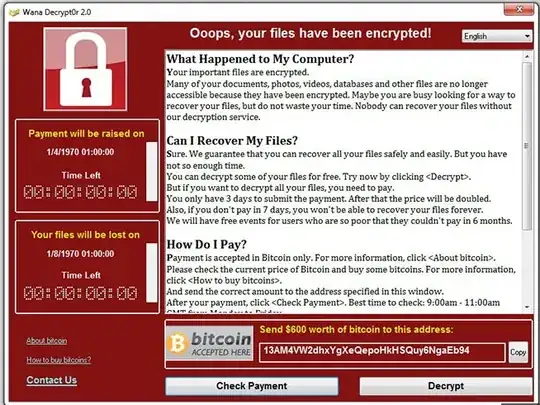 WannaCry Screenshot