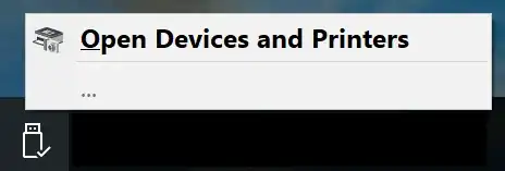 Screenshot of the taskbar with the icon in question and irrelevant icons removed