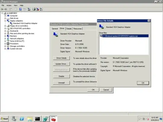 Screenshot of Device Manager