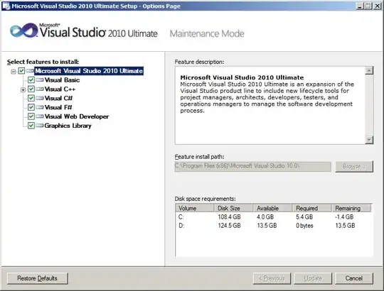 options to add/remove
