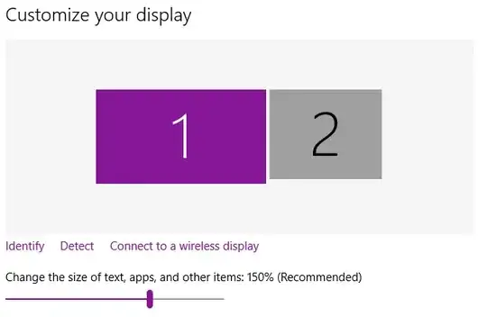 The slider only allows for increments of 25%