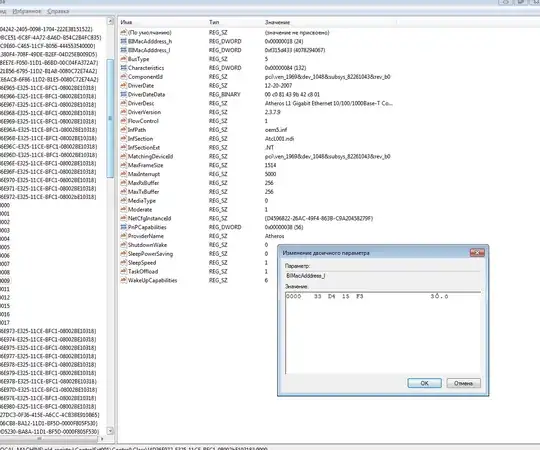 gparted printscreen of the disk