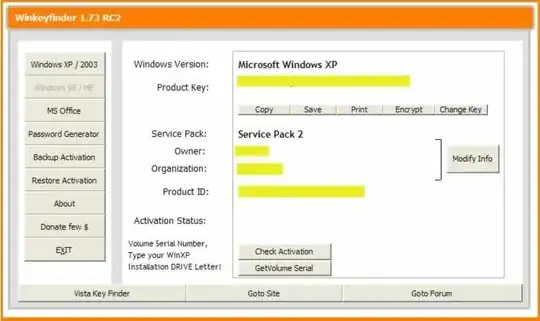 Screenshot of context menu
