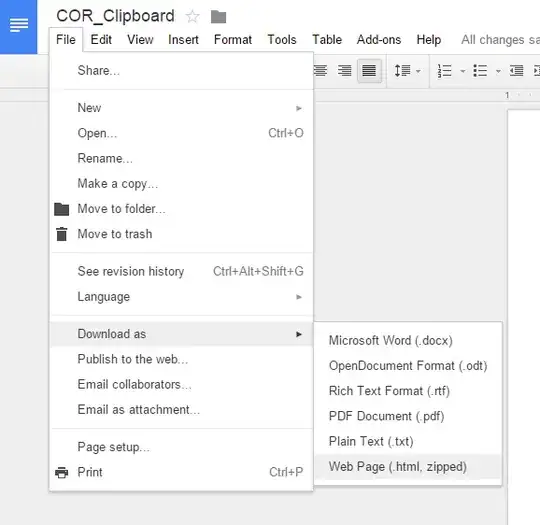 Download as HTML zipped