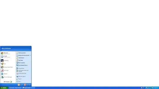 screencap describing the problem