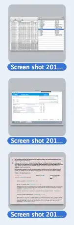 Image selection in sidebar screenshot